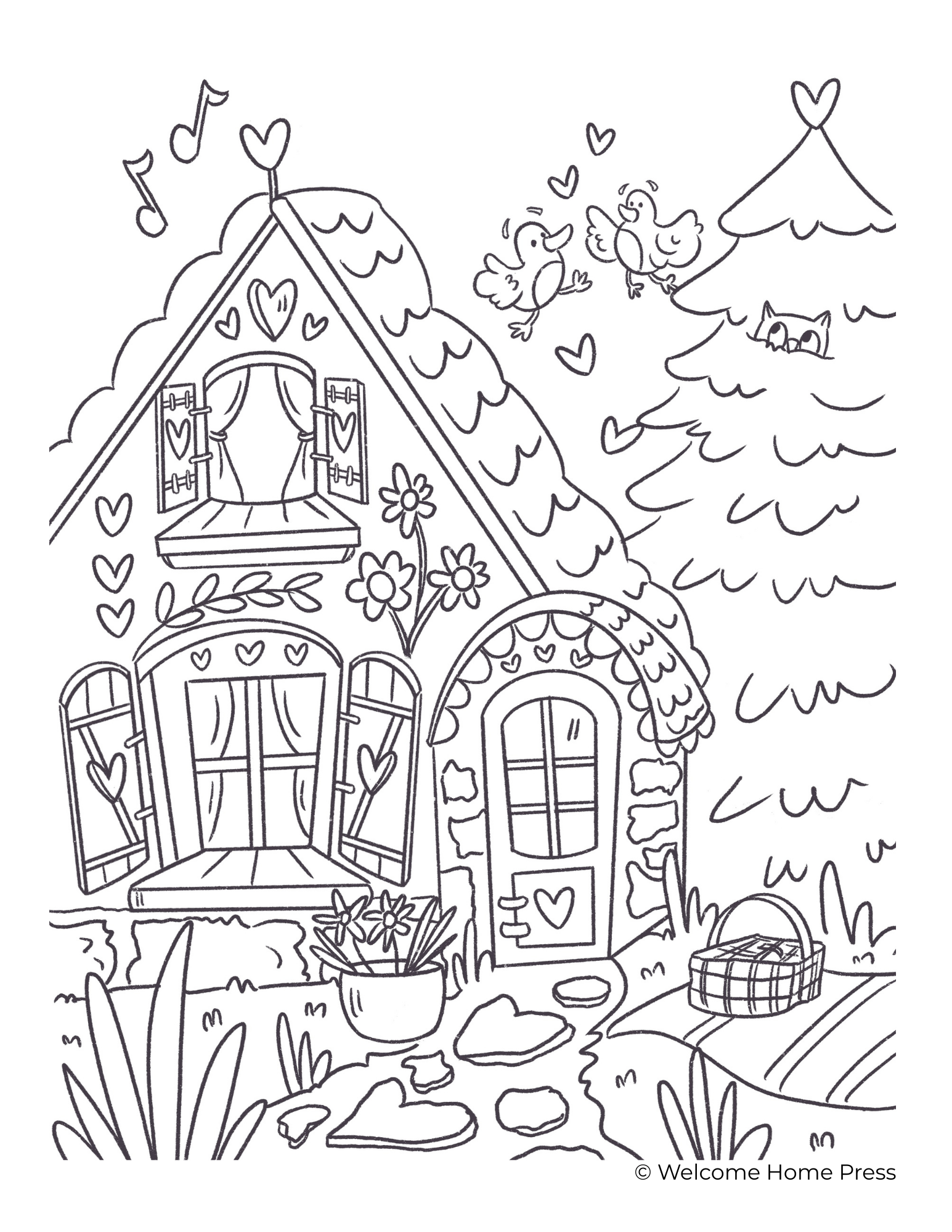 12 Coloring Sheets | Digital Download